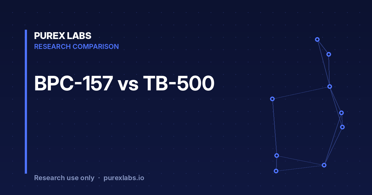 BPC-157 vs TB-500 research comparison – PureX Labs