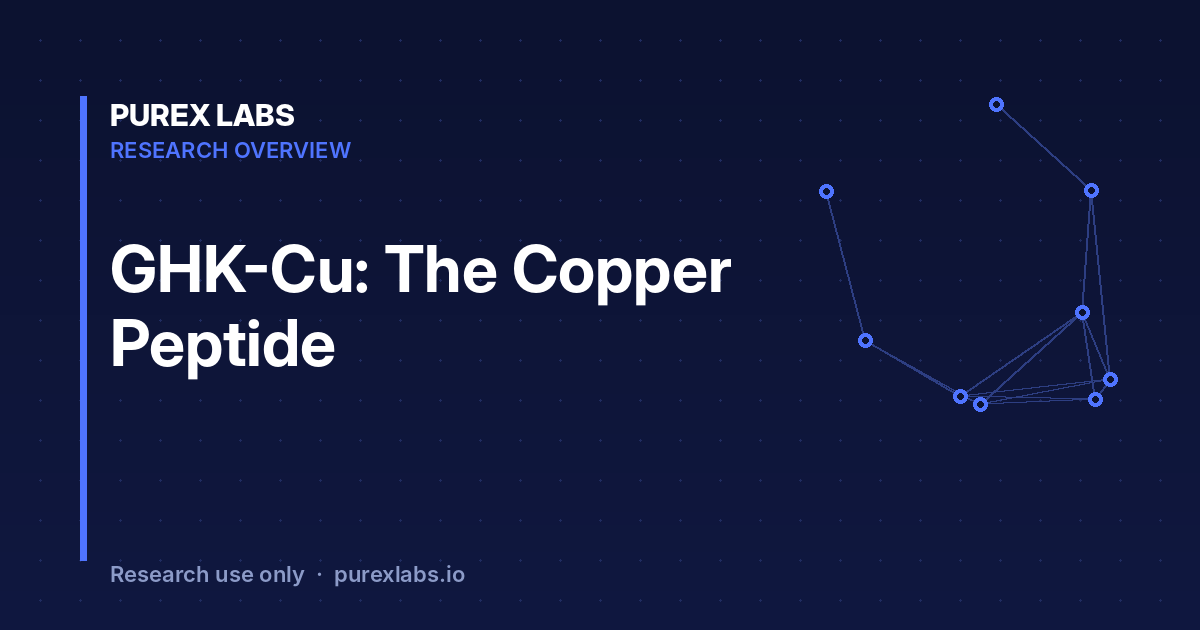 GHK-Cu copper peptide research overview – PureX Labs