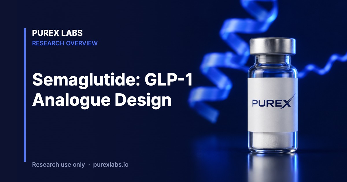 Semaglutide GLP-1 analogue design research overview – PureX Labs