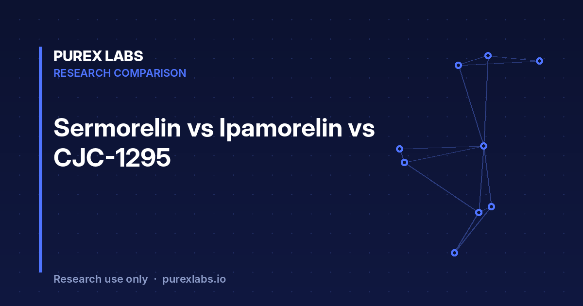 Sermorelin vs Ipamorelin vs CJC-1295 compared – PureX Labs