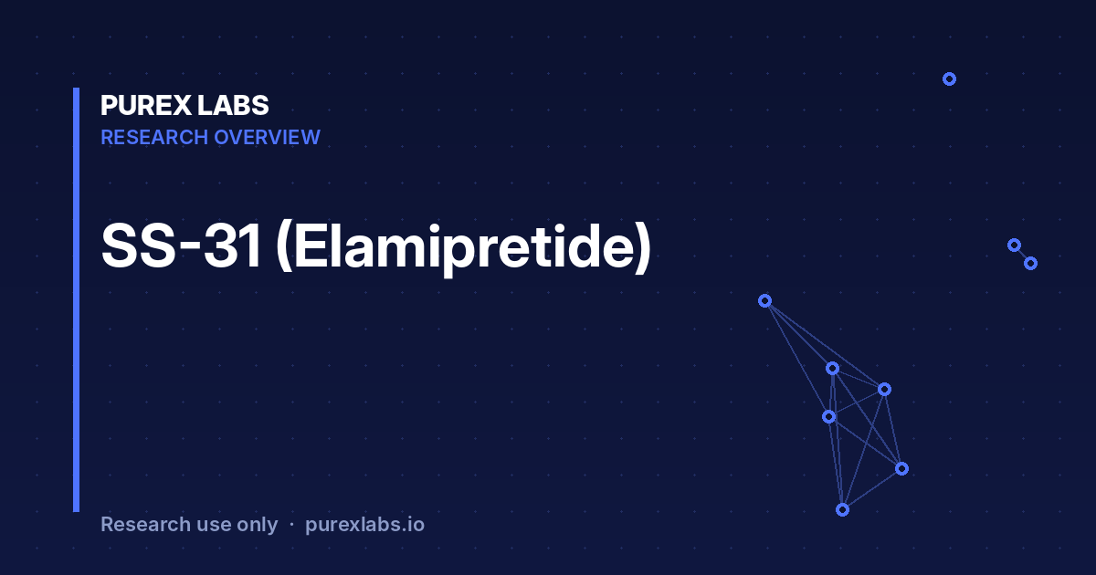 SS-31 (Elamipretide) research overview – PureX Labs