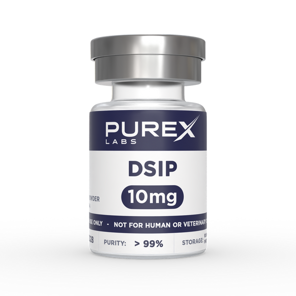 DSIP 10mg research peptide vial - PureX Labs