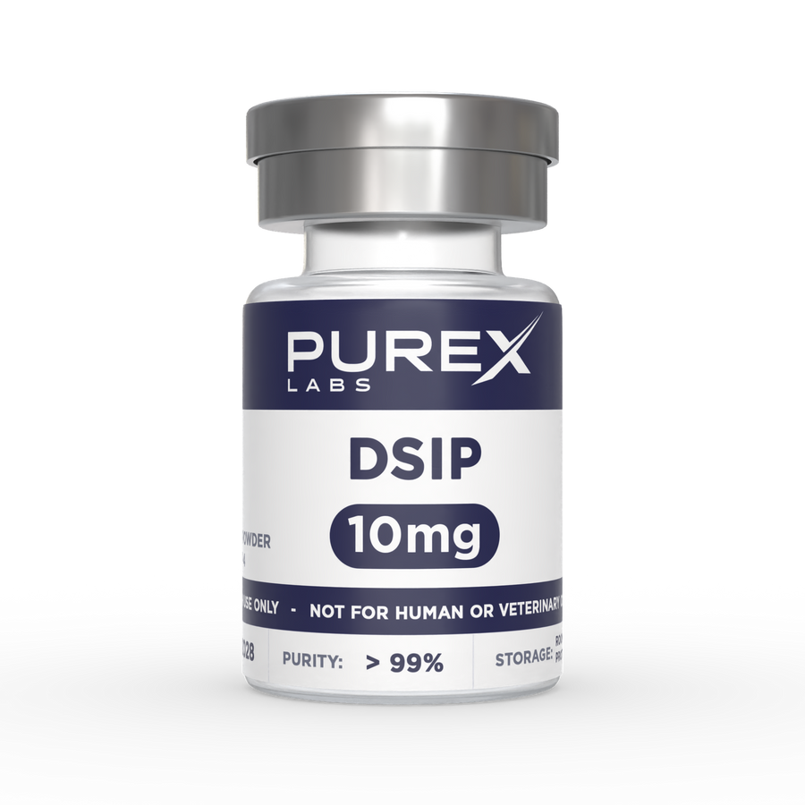 DSIP 10mg research peptide vial - PureX Labs