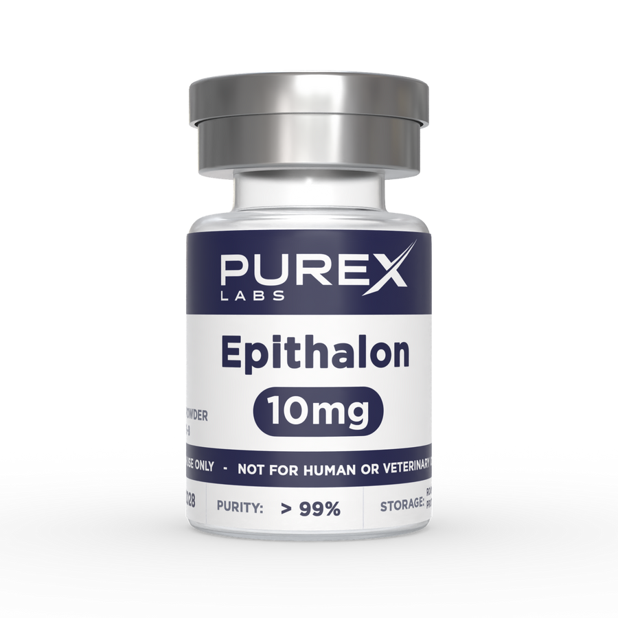 Epithalon 10mg research peptide vial - PureX Labs