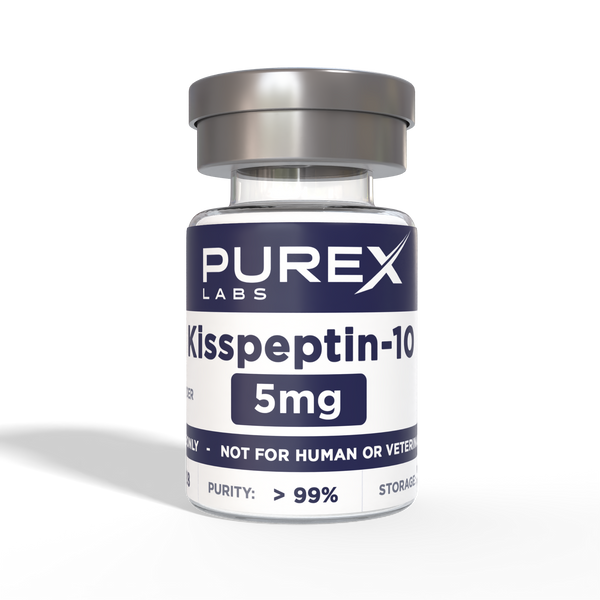 Kisspeptin-10 5mg research peptide vial – PureX Labs